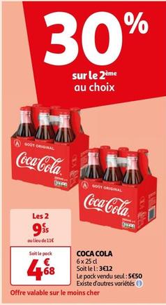 Coca Cola - 6 X 25 Cl offre à 5,5€ sur Auchan Hypermarché