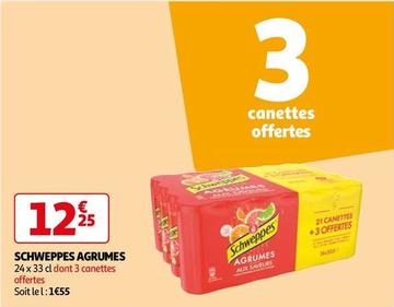 Schweppes - Agrumes offre à 12,25€ sur Auchan Hypermarché