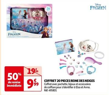 Frozen - Coffret 20 Pieces Reine Des Neiges offre à 9,99€ sur Auchan Hypermarché