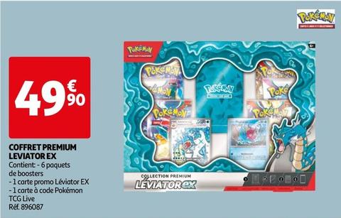 Pokemon - Coffret Premium Leviator Ex offre à 49,9€ sur Auchan Hypermarché