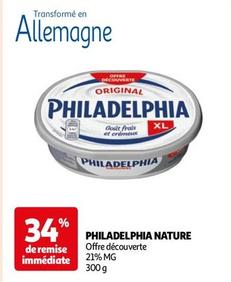 Philadelphia - Nature  offre sur Auchan Hypermarché