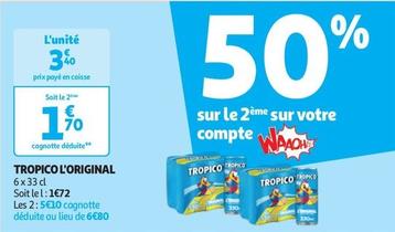 Tropico - L'original offre à 3,4€ sur Auchan Hypermarché
