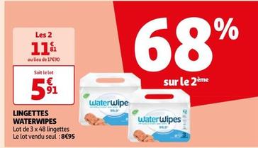 Waterwipes - Lingettes offre à 8,95€ sur Auchan Hypermarché