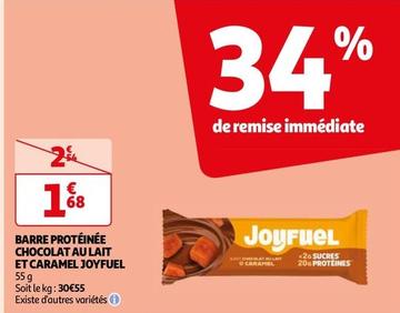 Joyfuel - Barre Protéinée Chocolat Au Lait Et Caramel offre à 1,68€ sur Auchan Hypermarché