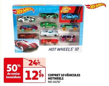 Hotweels - Coffret 10 Vehicules  offre à 12,99€ sur Auchan Hypermarché