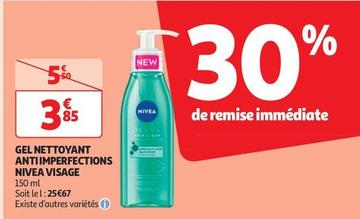 Nivea - Gel Nettoyant Anti Imperfections Visage offre à 3,85€ sur Auchan Hypermarché