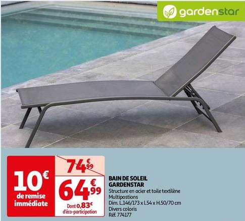 Gardenstar - Bain De Soleil offre à 64,99€ sur Auchan Hypermarché