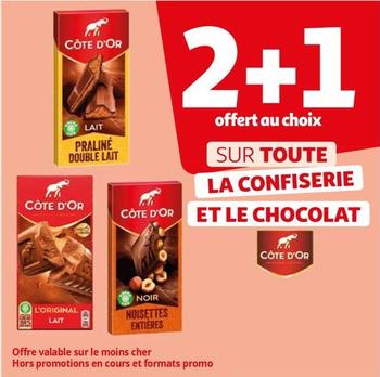Côte D'or - Sur Toute La Confiserie Et Le Chocolat offre sur Auchan Hypermarché