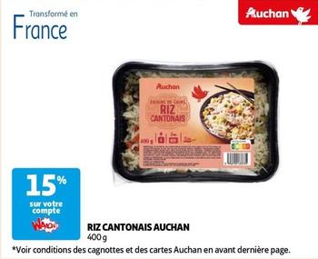 Auchan - Riz Cantonais offre sur Auchan Supermarché