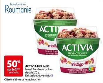 Danone - Activia Mix & Go offre sur Auchan Supermarché