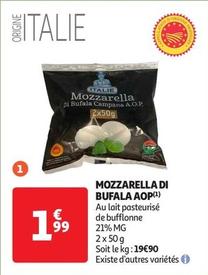 Mozzarella Di Bufala Aop offre à 1,99€ sur Auchan Supermarché