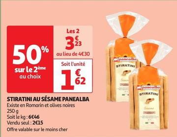 Panealba - Stiratini Au Sésame offre à 1,62€ sur Auchan Supermarché