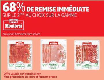 Montorsi - Sur Le 2eme Au Choix Sur La Gamme offre sur Auchan Supermarché