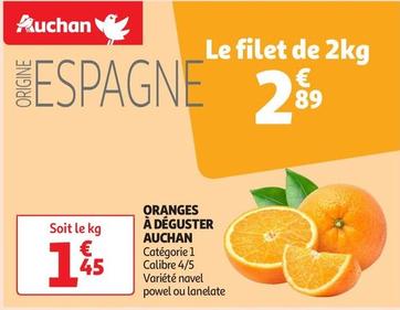 Auchan - Oranges À Déguster offre à 1,45€ sur Auchan Supermarché