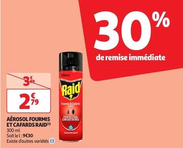 Raid - Aérosol Fourmis Et Cafards offre à 2,79€ sur Auchan Supermarché