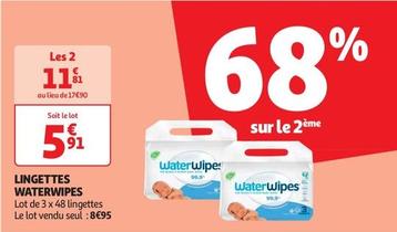 Waterwipes - Lingettes offre à 8,95€ sur Auchan Supermarché