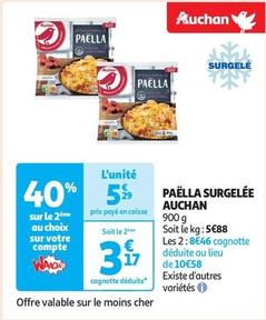 Auchan - Paëlla Surgelée  offre à 5,29€ sur Auchan Supermarché