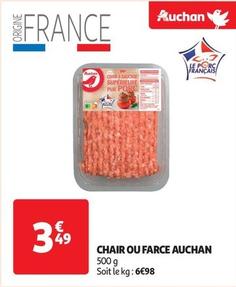 Auchan - Chair Ou Farce  offre à 3,49€ sur Auchan Supermarché