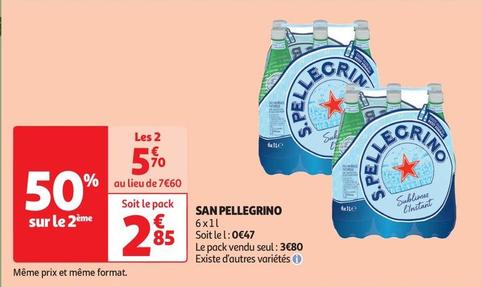 San Pellegrino offre à 2,85€ sur Auchan Supermarché