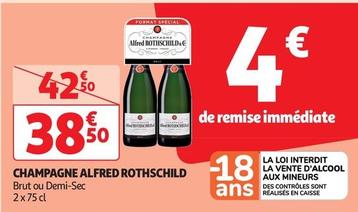 Alfred Rothschild - Champagne offre à 38,5€ sur Auchan Supermarché