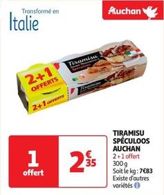 Auchan - Tiramisu Spéculoos  offre à 2,35€ sur Auchan Supermarché