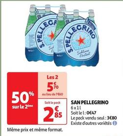 San Pellegrino - 1l offre à 2,85€ sur Auchan Supermarché