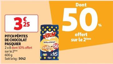 Pasquier - Pitch Pepites De Chocolat  offre à 3,25€ sur Auchan Supermarché