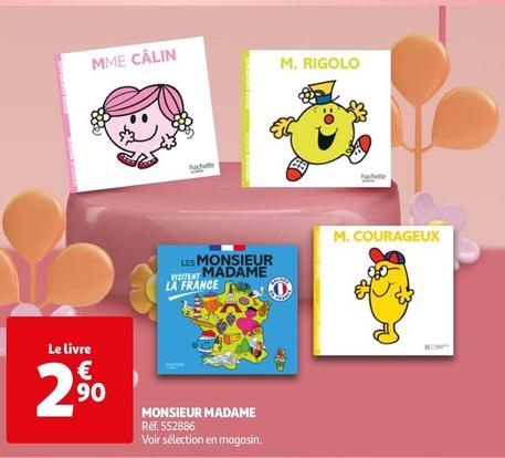 Hachette Jeunesse - Monsieur Madame offre à 2,9€ sur Auchan Hypermarché