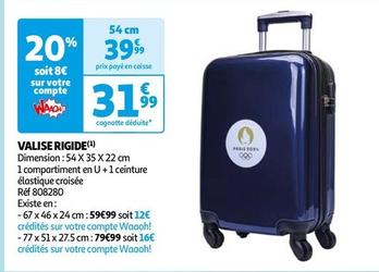 Valise Rigide offre à 31,99€ sur Auchan Hypermarché