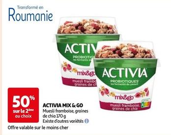 Activia - Mix & Go offre sur Auchan Hypermarché