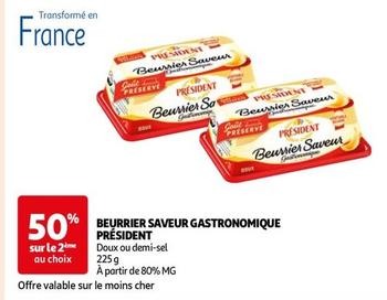 President - Beurrier Saveur Gastronomique  offre sur Auchan Hypermarché