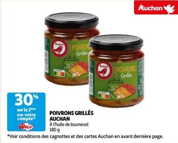 Auchan - Poivrons Grillés offre sur Auchan Hypermarché