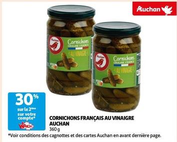 Auchan - Cornichons Français Au Vinaigre offre sur Auchan Hypermarché