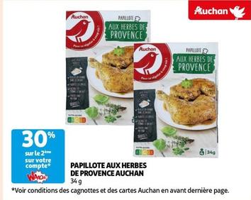 Auchan - Papillote Aux Herbes De Provence offre sur Auchan Hypermarché