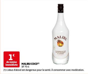 Malibu Drinks - Coco offre sur Auchan Hypermarché