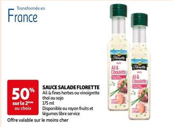 Florette - Sauce Salade offre sur Auchan Hypermarché