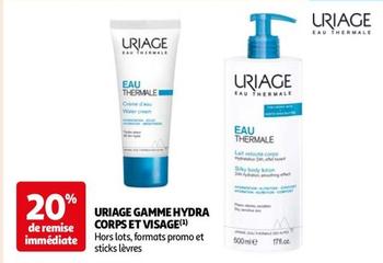 Uriage - Gamme Hydra Corps Et Visage offre sur Auchan Hypermarché