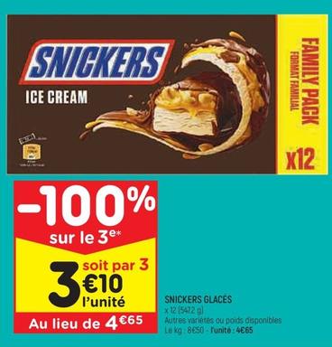 Snickers - Glacés