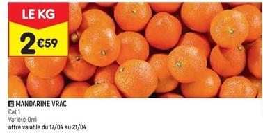 Mandarine Vrac offre à 2,59€ sur Leader Price
