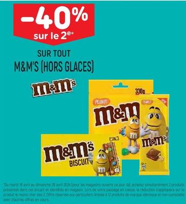 M&m'S - Sur Tout (Hors Glaces) offre sur Leader Price