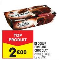 Coeur Fondant Chocolat offre à 2€ sur Leader Price