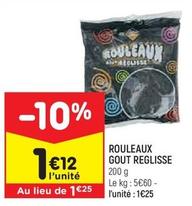 Leader Price - Rouleaux Gout Reglisse offre à 1,12€ sur Leader Price