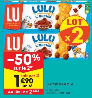 Lu - Lulu L'Ourson Chocolat
