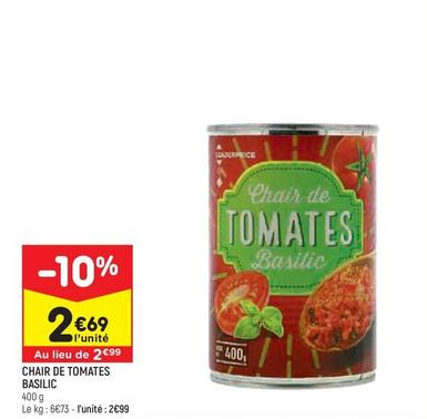 Leader Price - Chair De Tomates Basilic