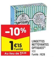 Leader Price - Lingettes Nettoyantes Optiques offre à 1,15€ sur Leader Price