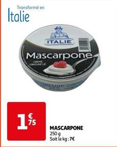 Italie - Mascarpone offre à 1,75€ sur Auchan Hypermarché