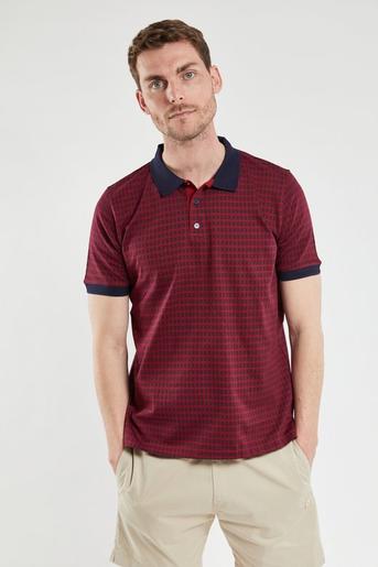 Bérac micro-patterned polo shirt — cotton offre à 67€ sur Armor Lux
