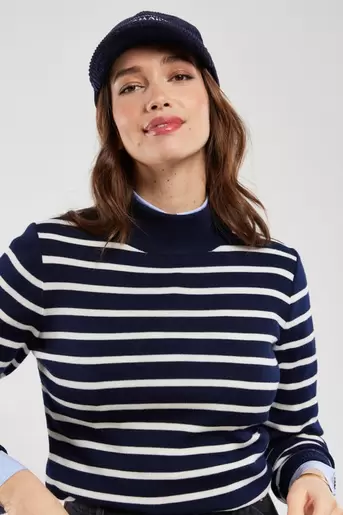 Striped jumper Héritage - merino wool offre à 169€ sur Armor Lux