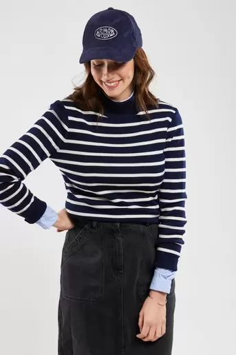 Striped jumper Héritage - merino wool offre à 169€ sur Armor Lux