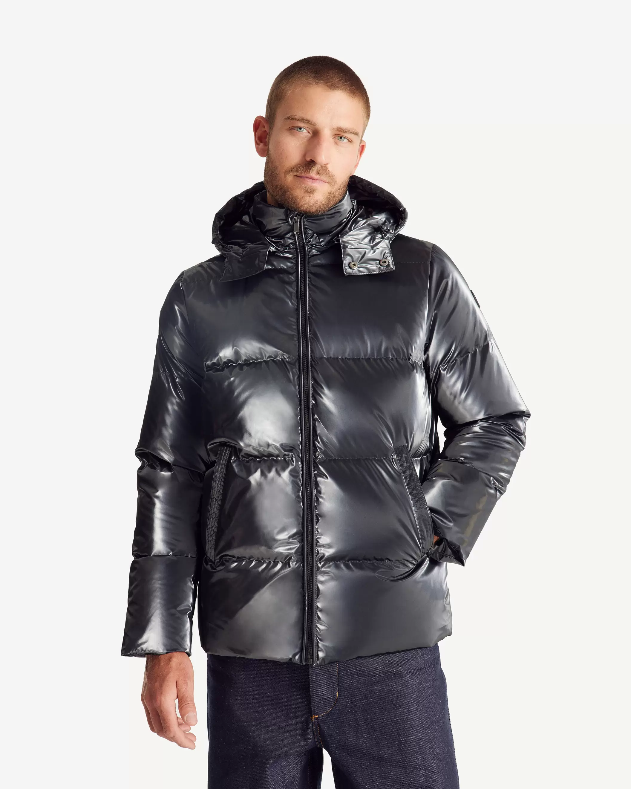 Doudoune Grand Froid nacrée Noir Preston Glossy offre à 231€ sur JOTT